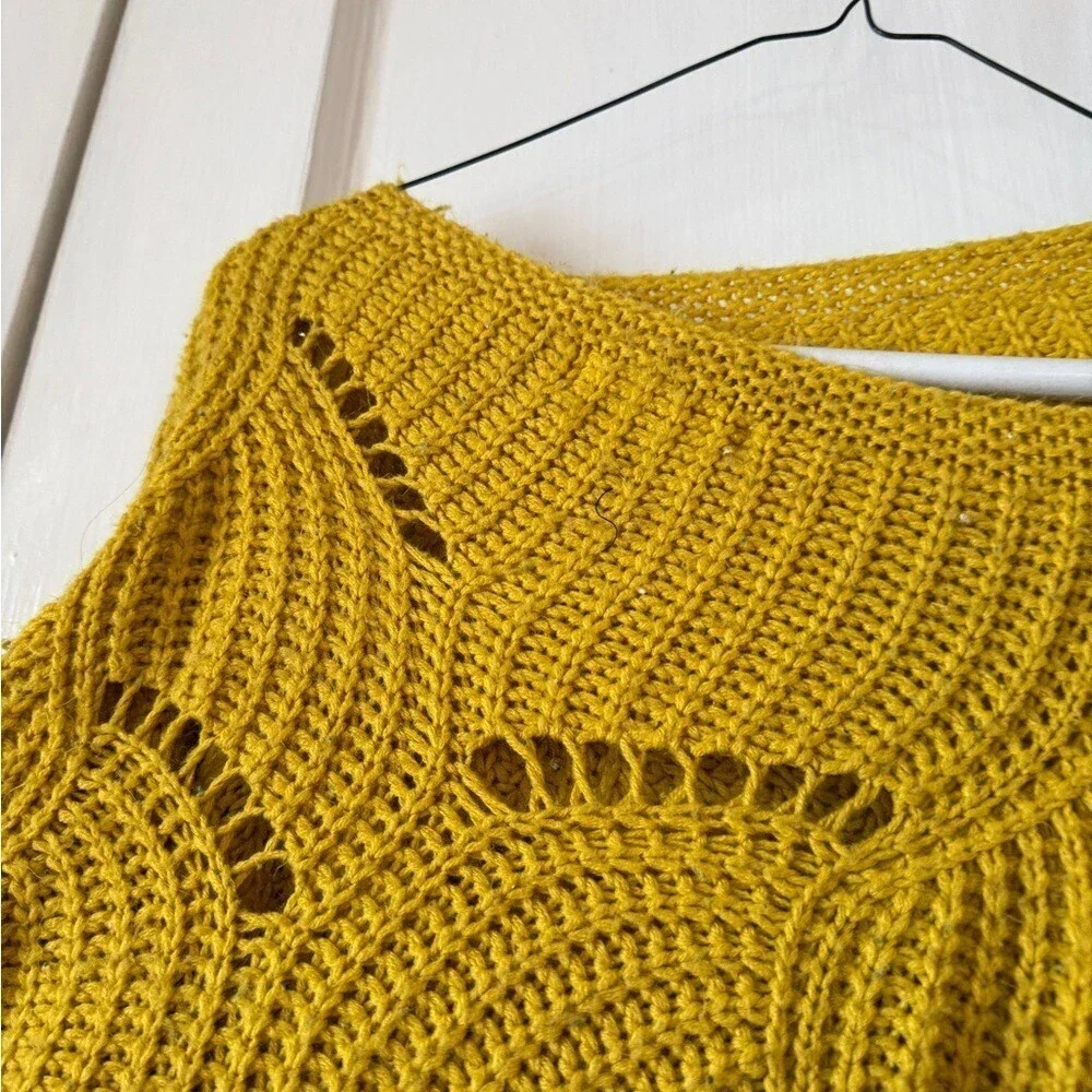 Elodie Mustard Knit Women's Sweater